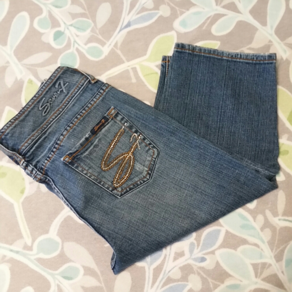 Seven7 Denim Capris, Size 10